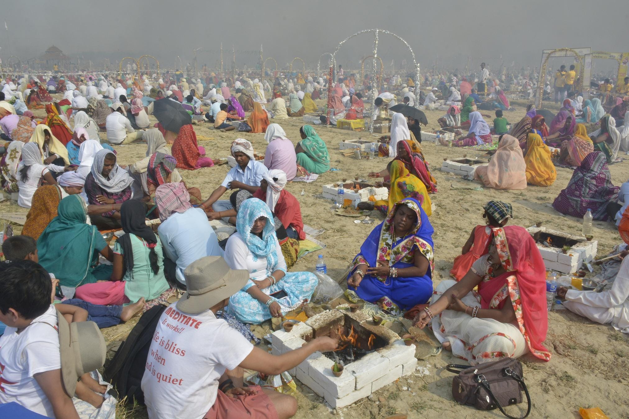 Swarved Mahamandir Dham : More than 1.50 lakh devotees contributed to the mass offerings 