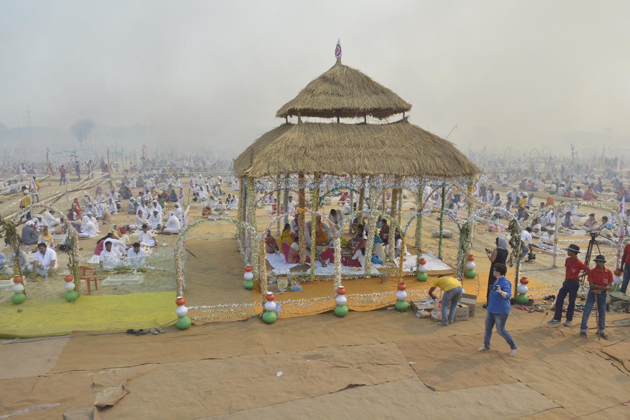 Swarved Mahamandir Dham : More than 1.50 lakh devotees contributed to the mass offerings 