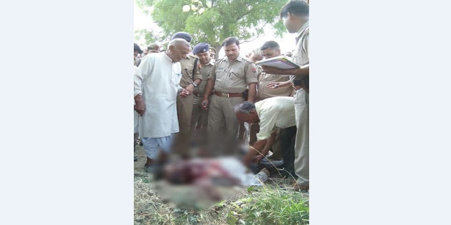 The day-long pre-eminent murdered with a sharp weapon, full village in panic