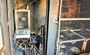 Fire in the house, burnt alive young man