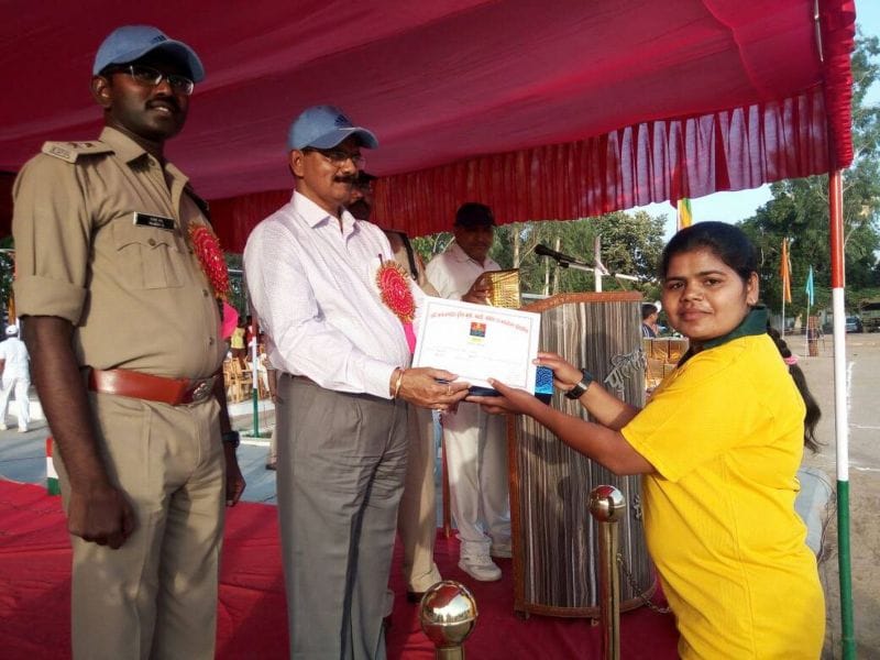 Asha Singh of Mathura in female boxing