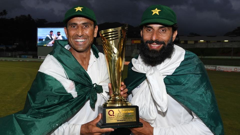 yunus -misbah says goodbye to international cricket with first series win in west indies 