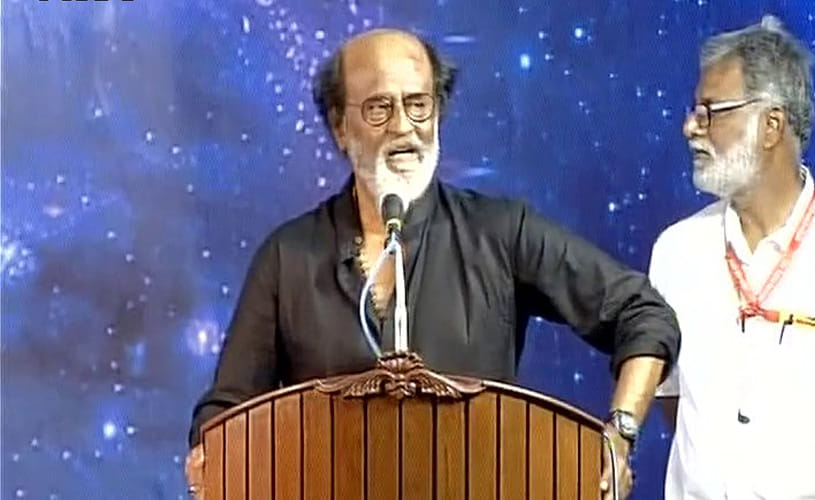 Rajnikanth addressed his fans in Chennai, If I join politics, I won't allow wrong people to join me
