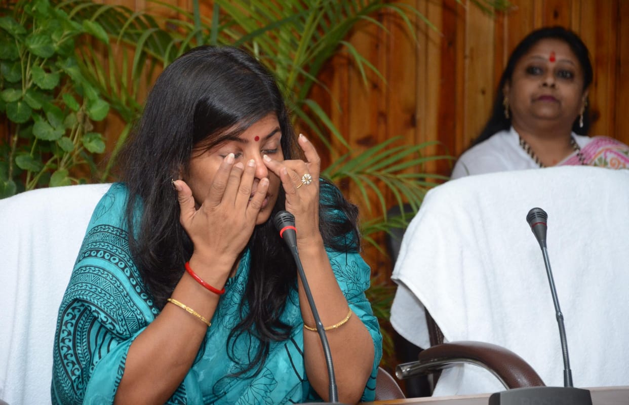  my daughter is my home's boss, said minister swati singh