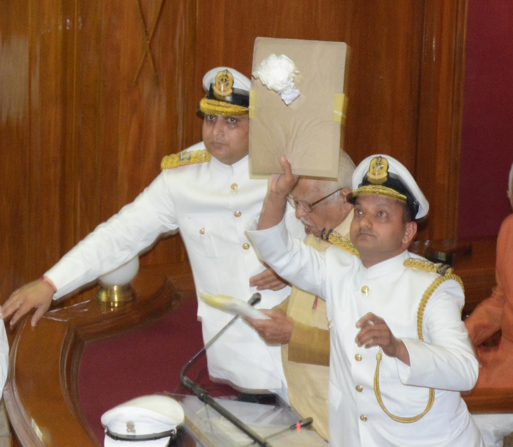 opposition mla ill mannered behave in up  assembly