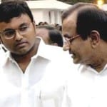 पी चिदम्बरम और  कार्ती चिदम्बरम