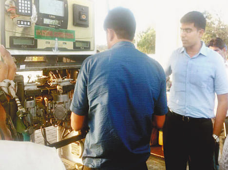 Seven units sealed in petrol pump on tampering in circuit