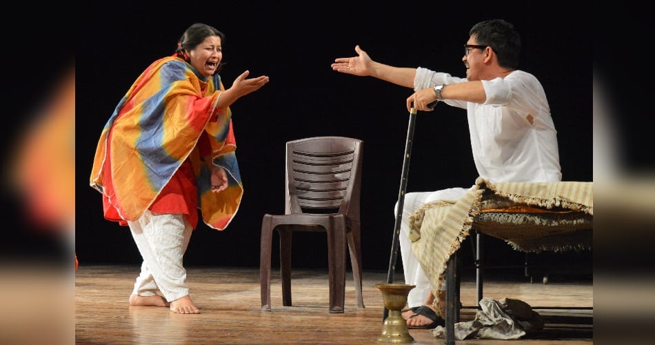 Tagore Theatre, chandigarh event,  sector 18, Chacha chajjan in action