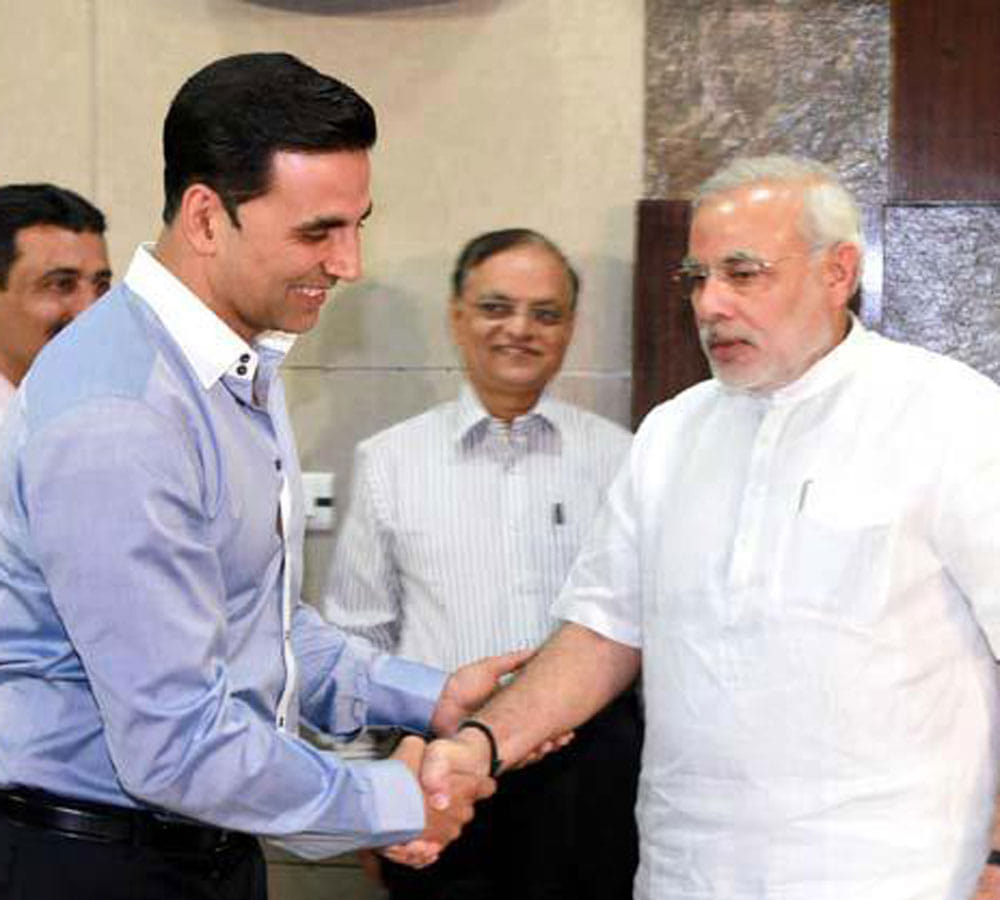 pm narendra modi complete three years and his favourite bollywood celebrities
