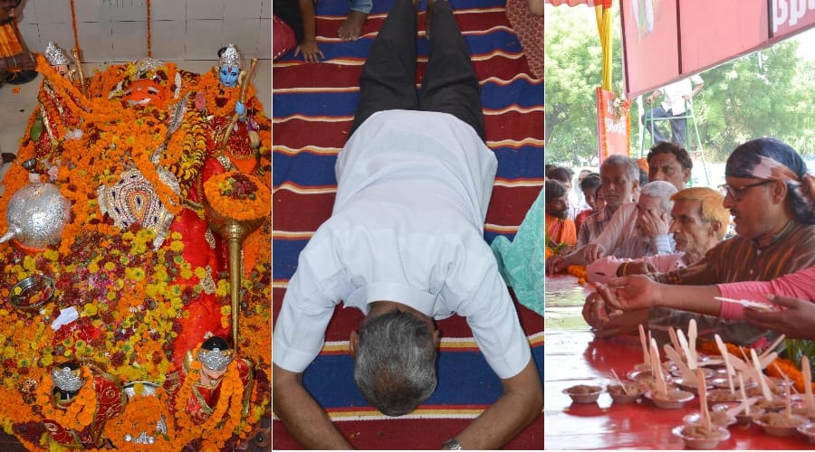 lucknowites celebrates bada mangal