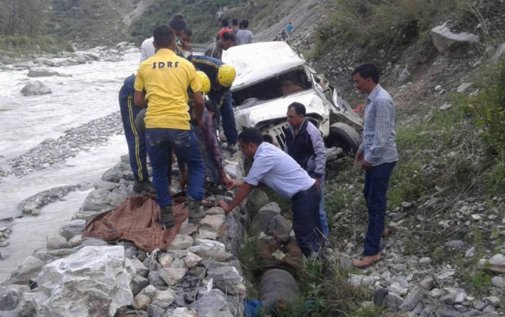 car accident on gangotri highway
