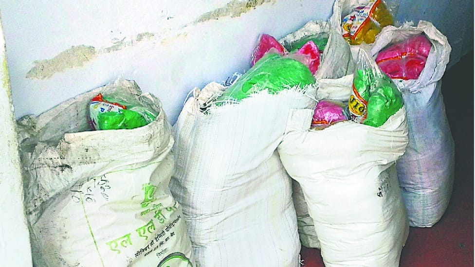 Seized two quintile unclaimed polythene