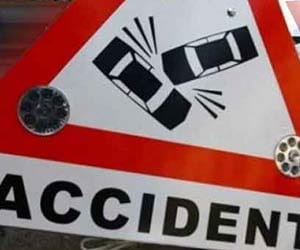 seven injurd in accident..