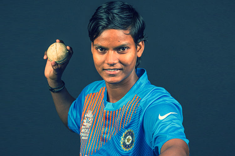 deepti started playing cricket at the age of nine in agra 