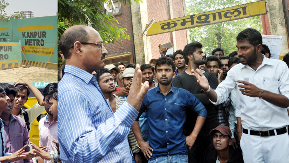 student protests for save polytechnic