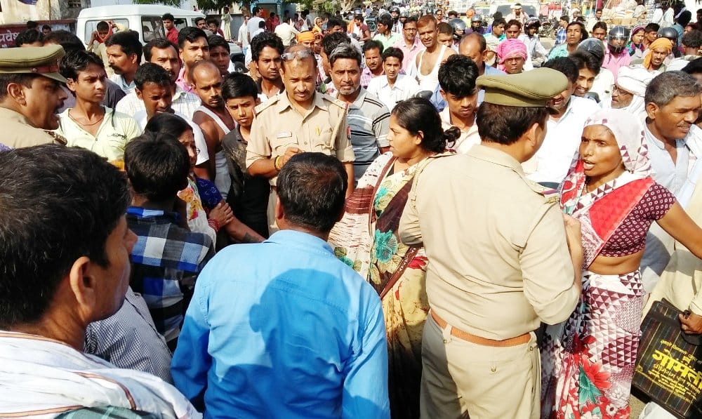 Wheelchair jumped in front of Kotwali