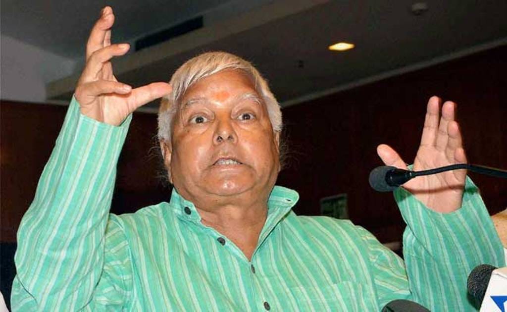 Lalu rally against central govt demonetisation decision in Bihar