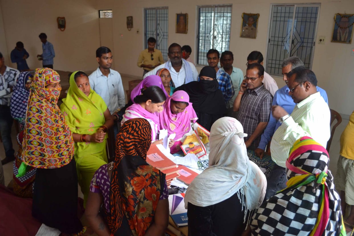 Many people reached the municipality's office