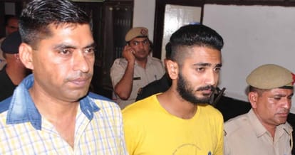 Gagan was presented in the court, heavy security, Panchkula news