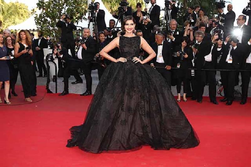 sonam kapoor in cannes festival from her debut in 2011 till now