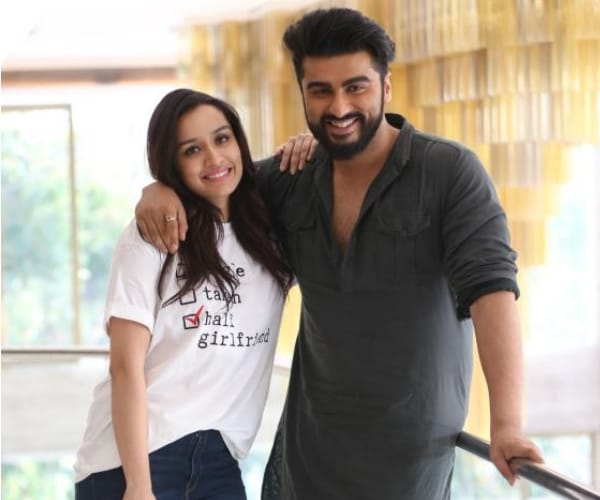 film actress shraddha kapoor and actor arjun kapoor in lucknow