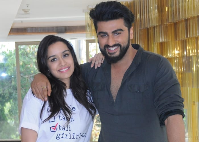 film actress shraddha kapoor and actor arjun kapoor in lucknow
