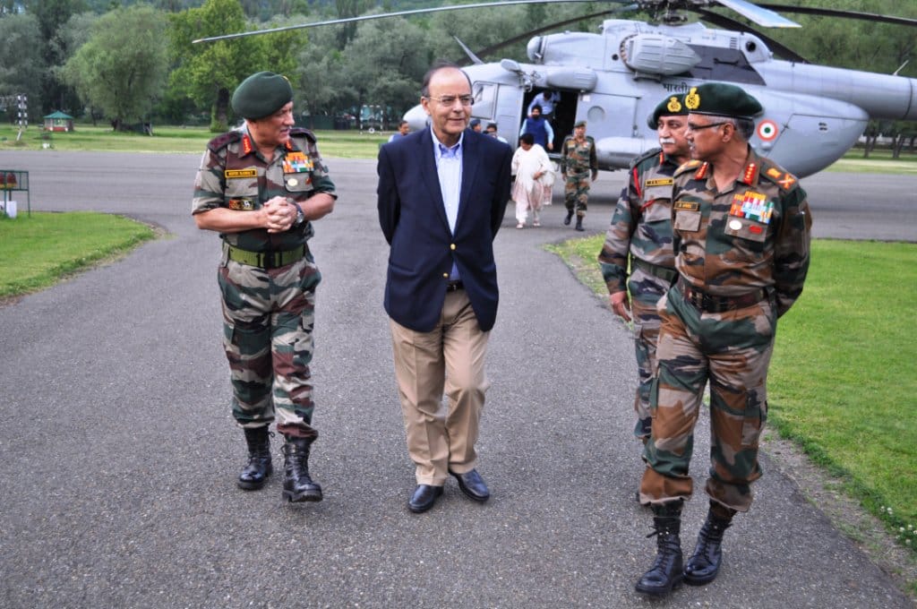 Defence Minister Jaitley reviewed security situation in Valley