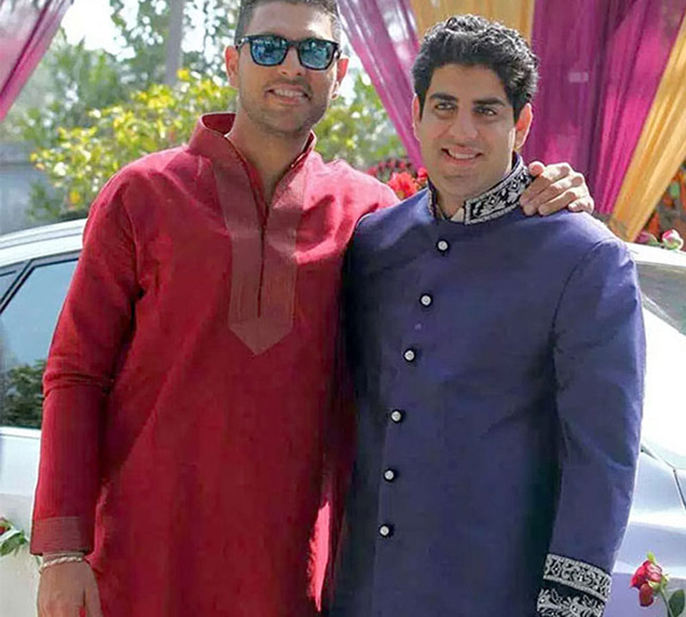 cricketer yuvraj singh is all set to launch his brother zorawar singh into bollywood 