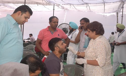 bone marrow donation camp organised in jaipur by arjan veer foundation of delhi