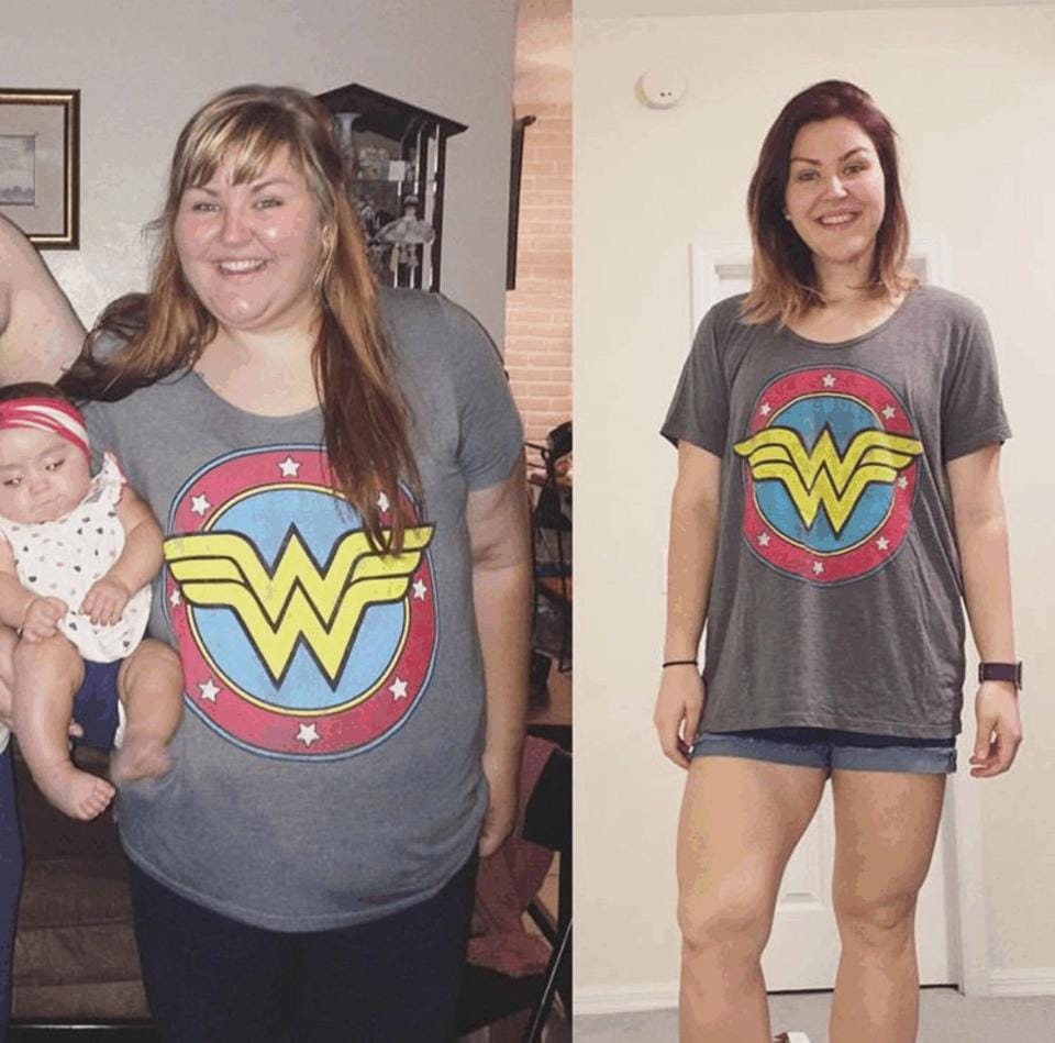 after refusing doctor’s advice, womenfat loses seven stone naturally 