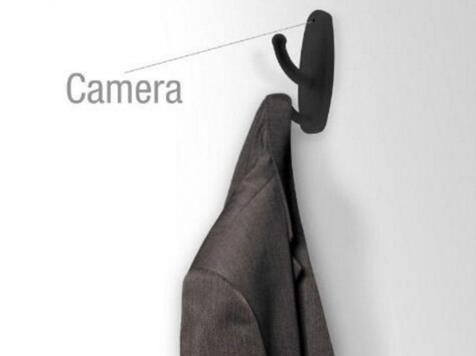 camera in public bathroom and hotel rooms