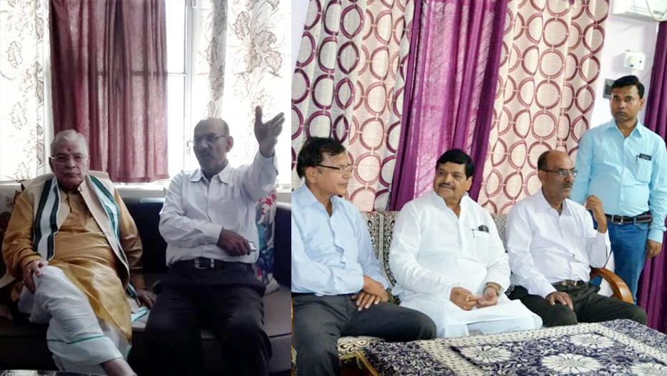 murli manohar joshi and shivpal meet with martyr ayush parents