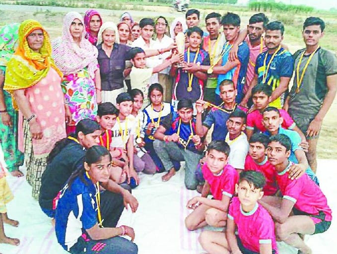 Kabadhi players win in competition
