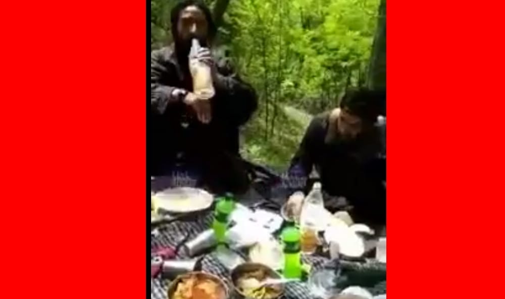 new video of militants from kashmir viral on social media