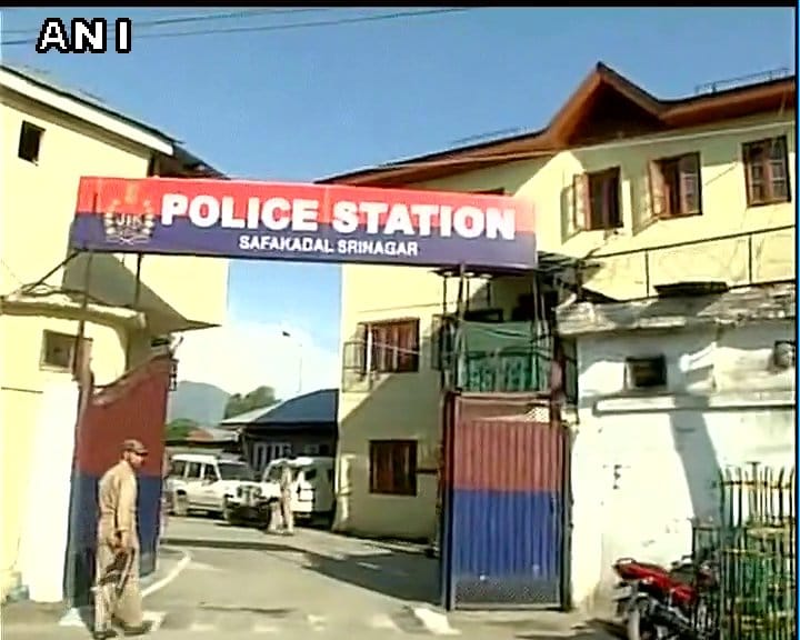 terrorist attack on police station in Srinagar
