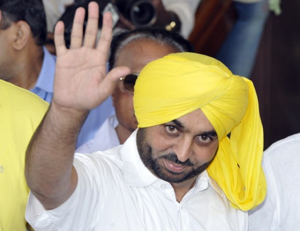 aam admi party punjab convenor bhagwant mann controversial statement