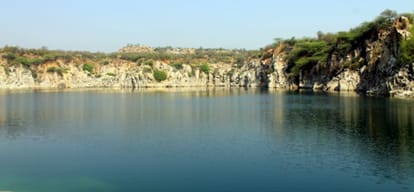 youngster jumped into the lake in bheemtaal