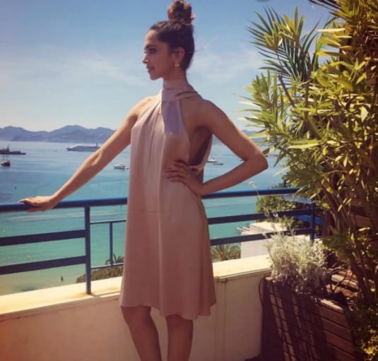 The first photo of bollywood 'Mastani' Deepika Padukone getting ready for Cannes 2017