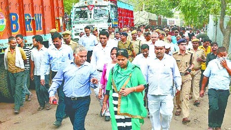Sports in the plot allotment of Transport Nagar