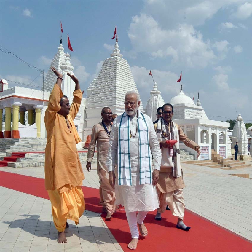 narendra modi worshipped these temple after became prime minister of india