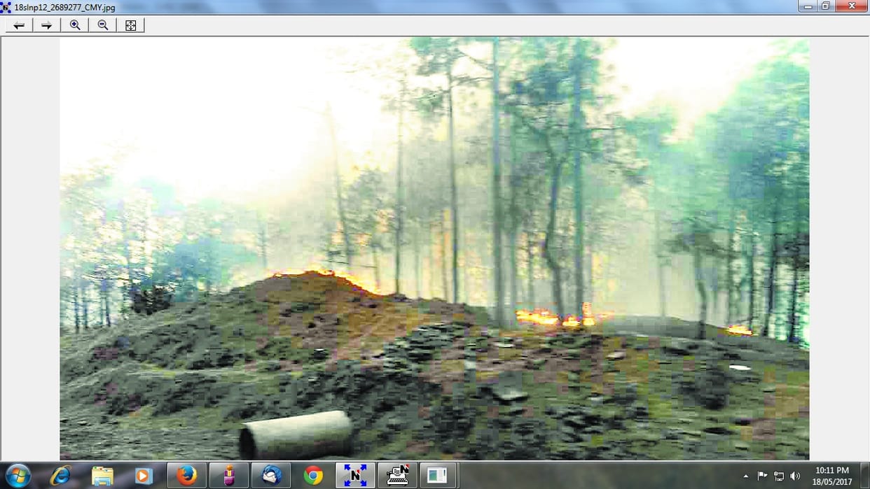 the fire coms near army aria