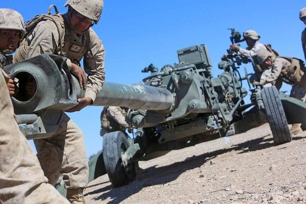 Howitzer cannon is light, take it from the helicopter
