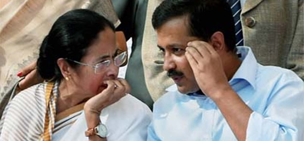 Lalu raised voice to Opposition unity, Kejriwal meets mamta banerjee