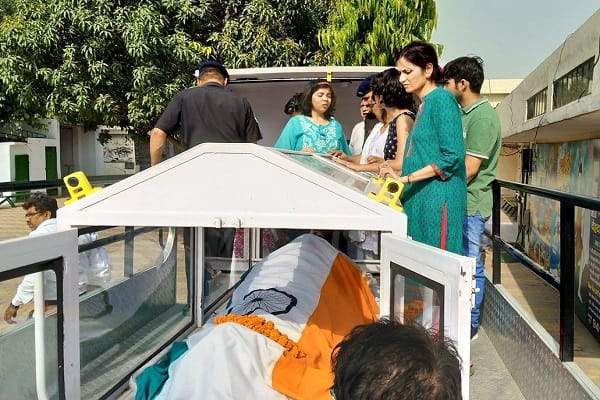 siachin martyr colonel mannu tandon funeral at karnal