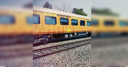 Newly launched Tejas Express damaged by unknown people