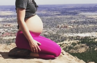 mums completely disappear her baby bump by breathing tecnique