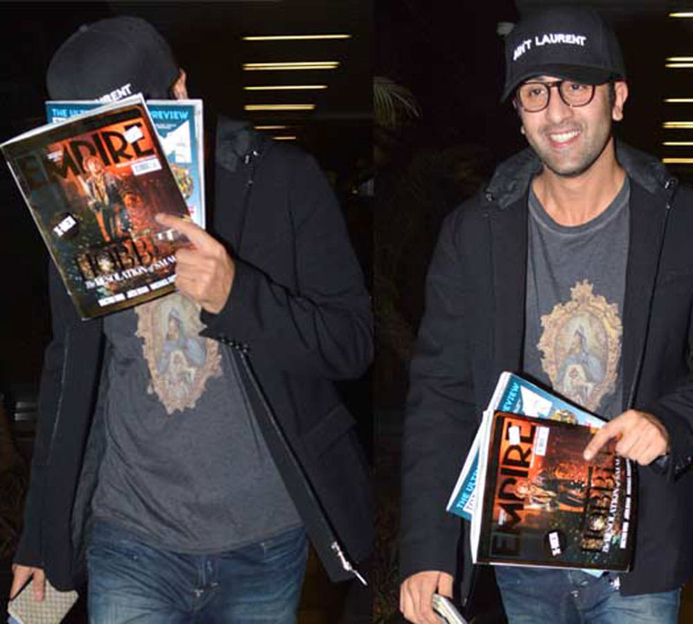 Ranbir Kapoor bullies a photographer at the airport