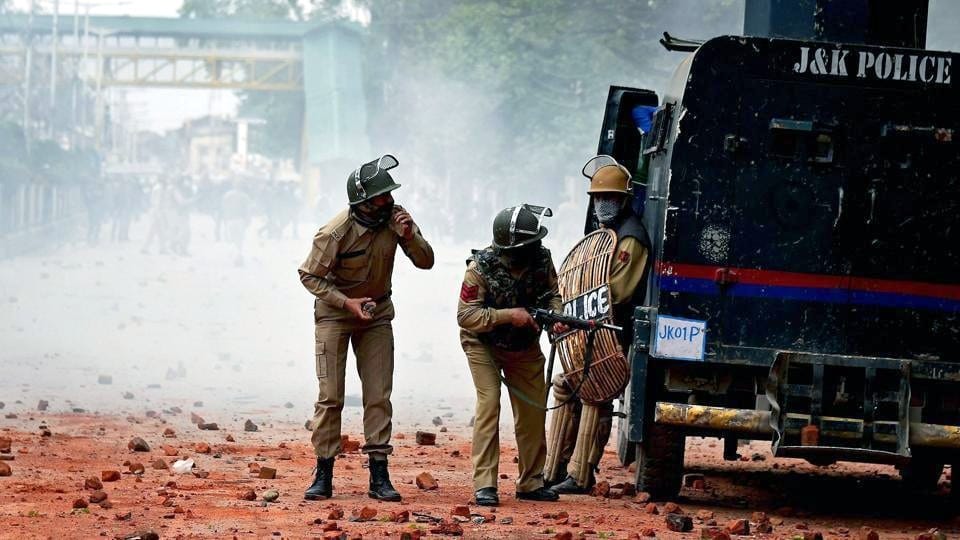 SECURITY STRENGTHEN IN KASHMIR