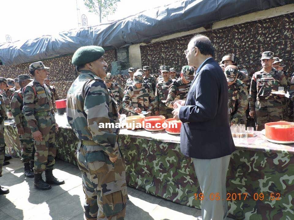 ARUN JAITLEY VISITED loC IN KASHMIR VALLEY