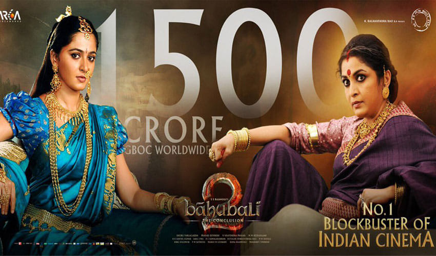 Baahubali 2 Becomes First Indian Movie To Collect 1500 Crores On Worldwide Box Office